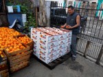 We store fruit donations here with a family who helps us prepare to distribute in TJ