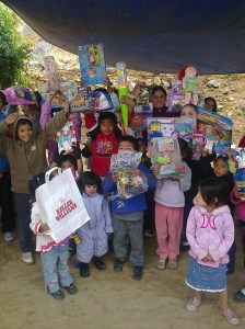 A toy was collected for every child in the colonias we serve..