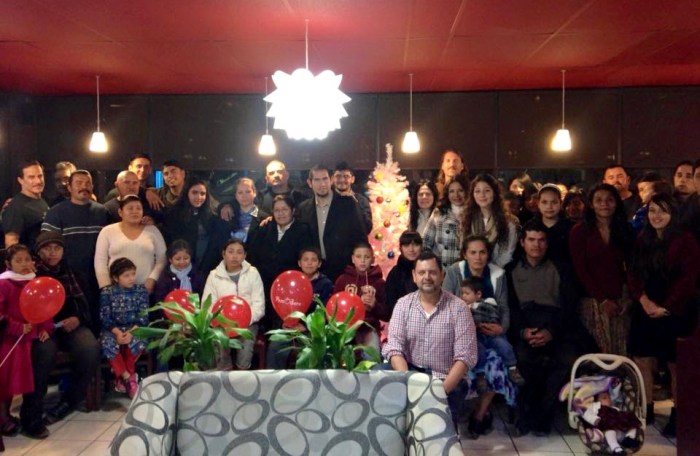 Another team photo at our 6th annual traditional American Thanksgiving dinner hosted at our friends restaurant. in Tijuana. This year there were 40 of us around the table! Our team has grown to an amazing bunch of servants for The Lord. There are 5 ministries represented here that birthed out of a handful of us taking the time to extend a hand to someone else in need! Thank you for helping us extend God’s many hands!